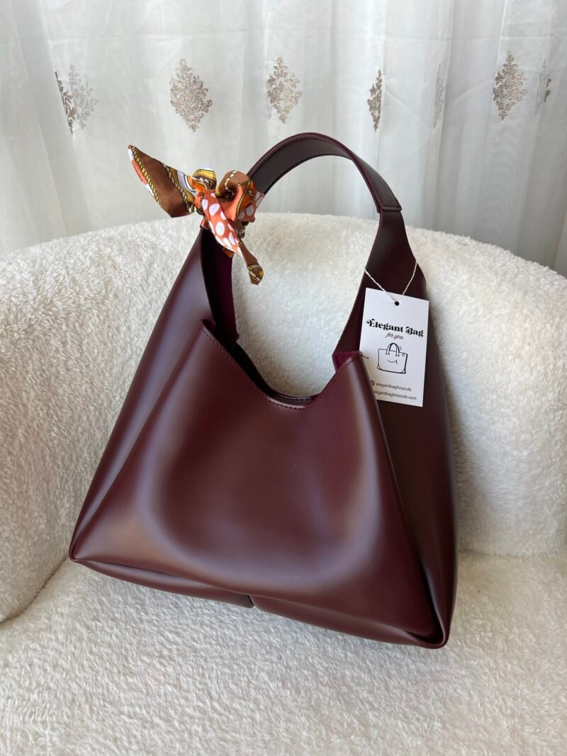 Sandy Burgundy Bag + Purse + Foulard