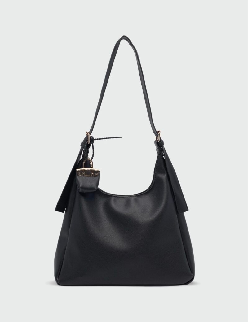 Ivone Black Bag + Charm