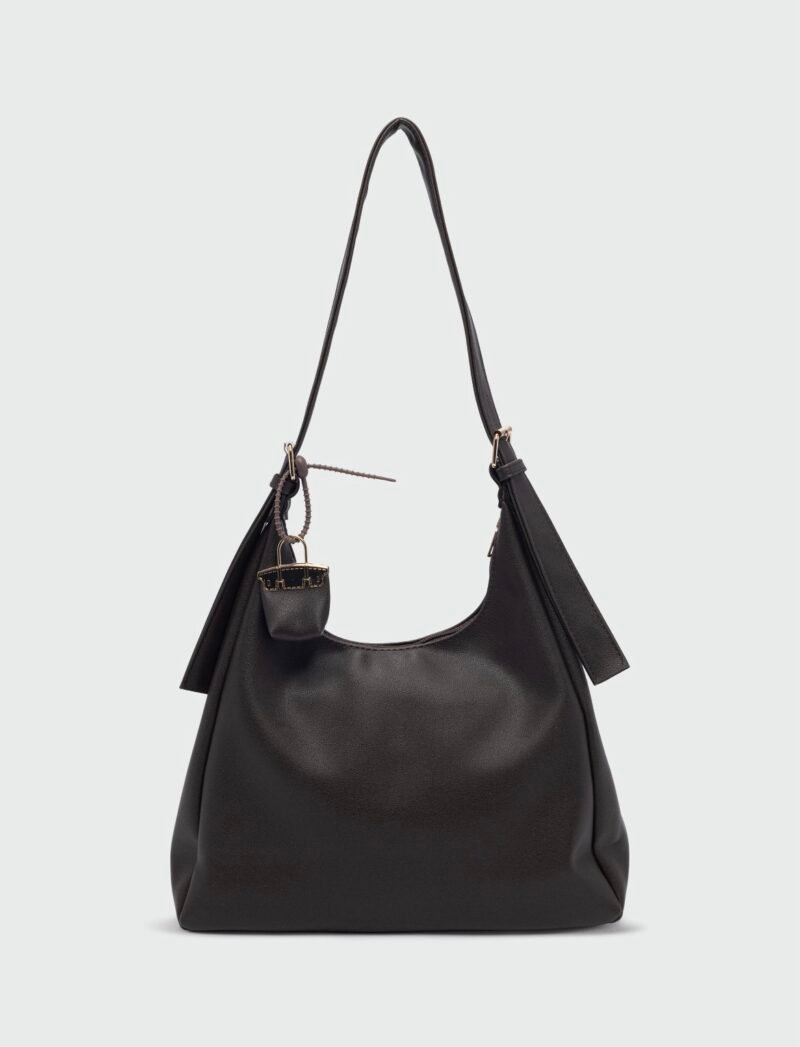 Ivone Brown Bag + Charm