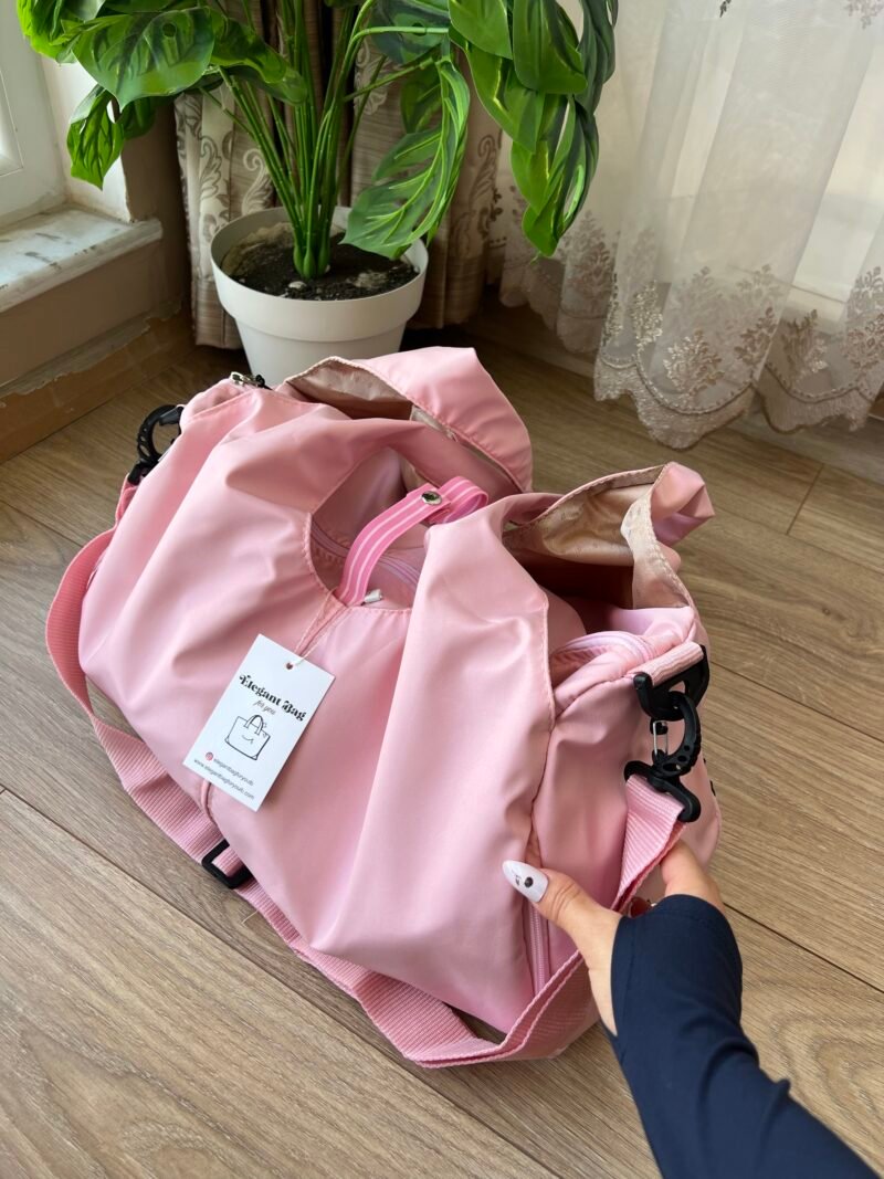Clover Baby Pink Gym Bag