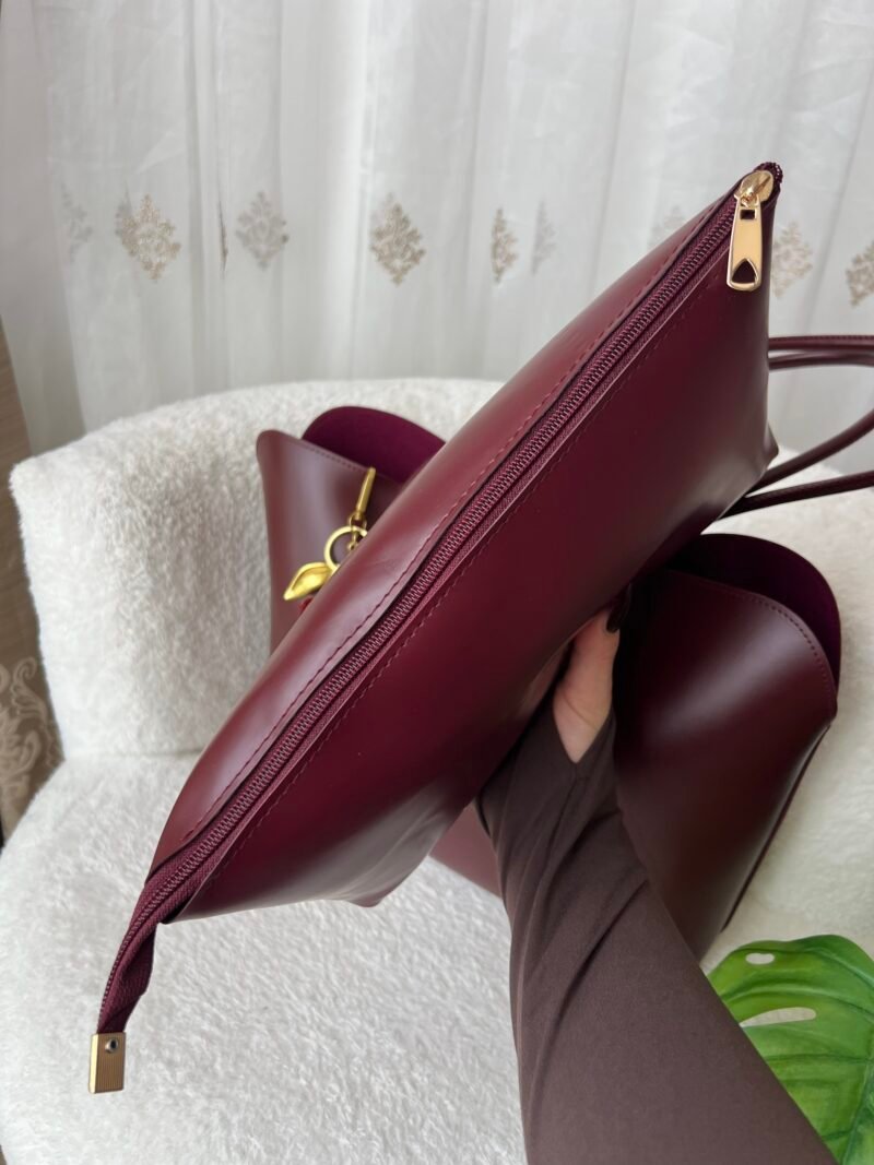 Elara Burgundy Bag + Purse