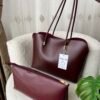 Elara Burgundy Bag + Purse