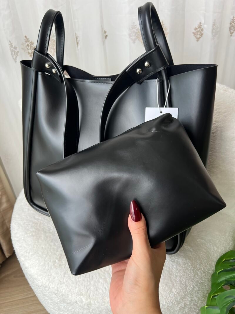 Pera Black Bag + Purse