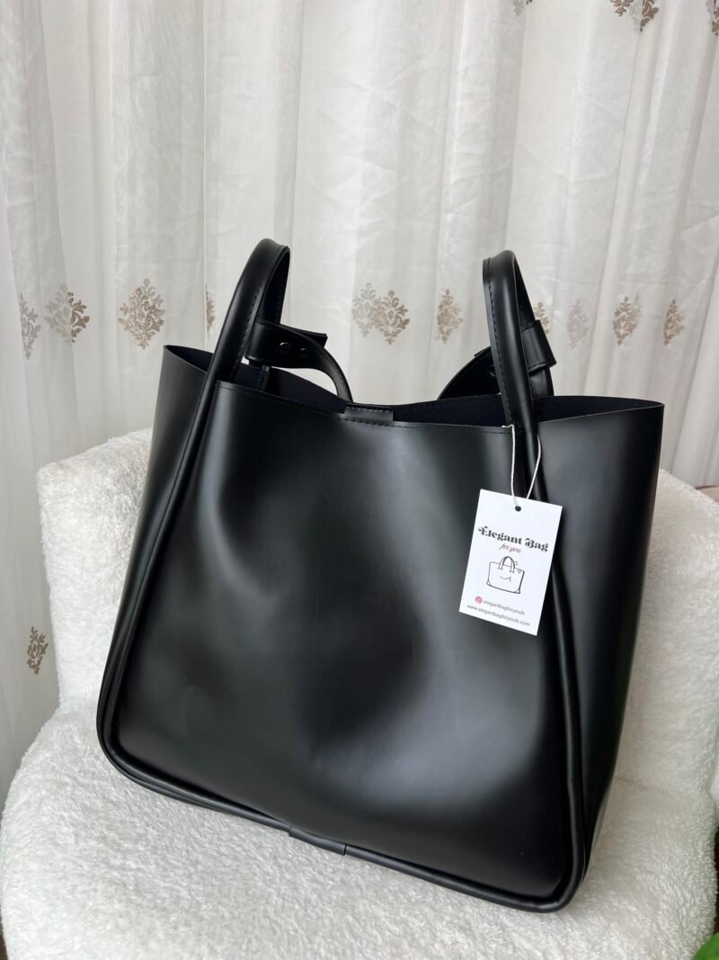 Pera Black Bag + Purse