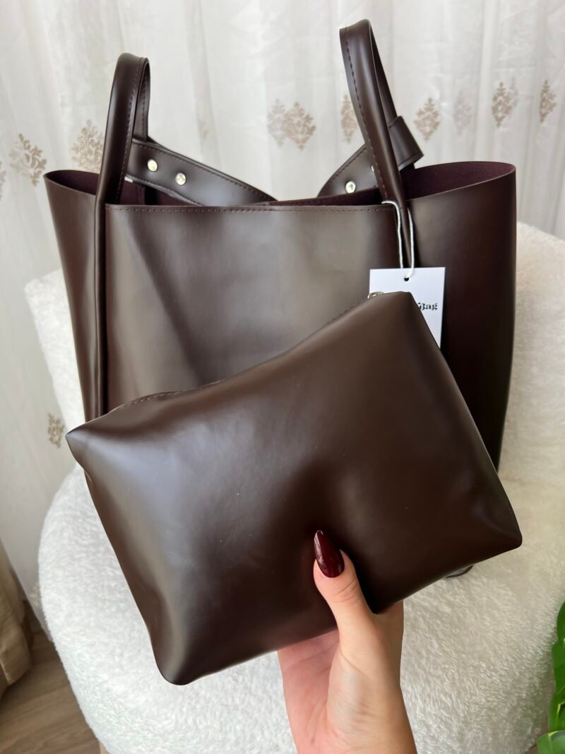 Pera Brown Bag + Purse