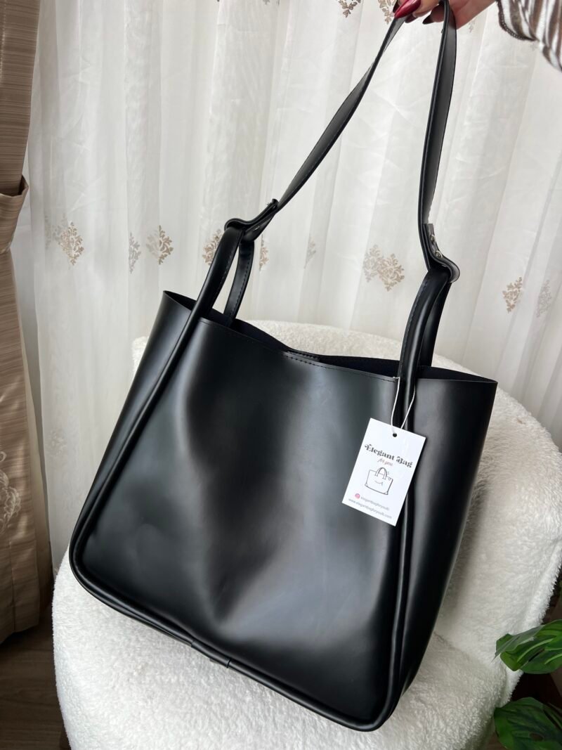 Pera Black Bag + Purse