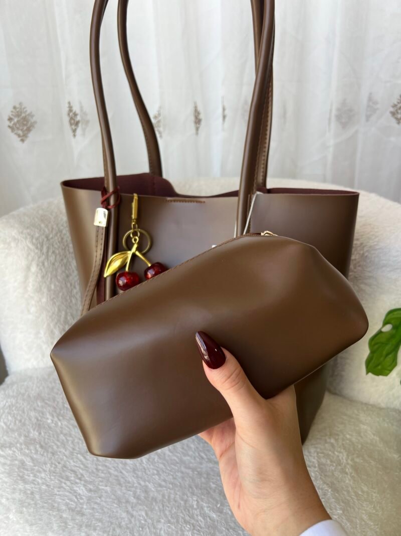 Marline Dark Hazelnut Bag + Purse