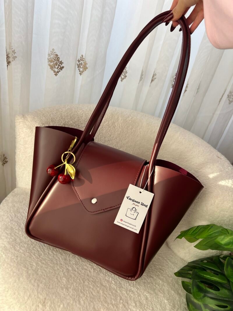 Petre Burgundy Bag + Purse