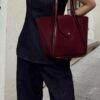 Petre Burgundy Bag + Purse